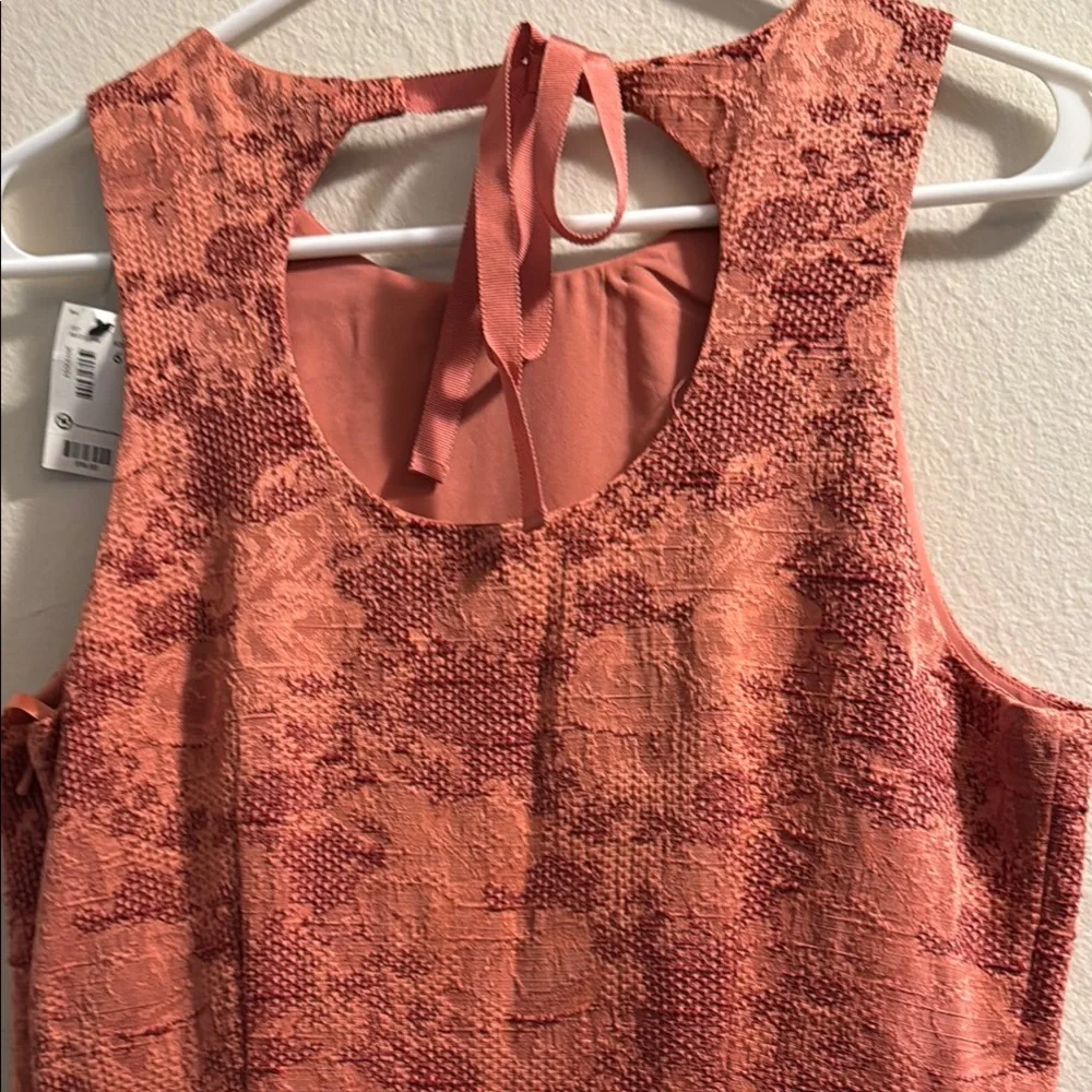 NWT The Limited mauve floral embossed Pink Dress sz 6 - Picture 4 of 5